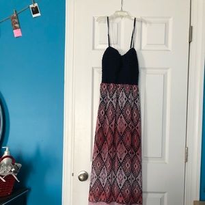 Cutout back maxi dress
